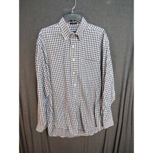 F.A.MacCluer Harvest Twill Men's Shirt Sz L Long Sleeve Button Down Cage Plaid